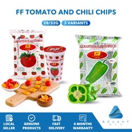FF Snacks And Chips 28-32g/45g/110g Natural Crunchy Savory Tomato Green Chilli Durian Flavour