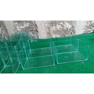 Aquarium 30x20x15 kaca baru 6mm