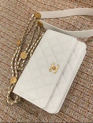 Chanel coins 金幣 包 WOC bag 袋 wallet on chain