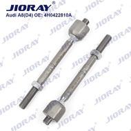 JIORAY Pair Front Axle Inner Steering Tie Rod Ends Ball Joint For Audi A8 D4 4H2 4H8 4HC 4HL 2009-20