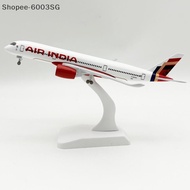 [modamaven] 1 Set Alloy Metal Diecast Airplane Toy 20CM Airbus A350 Aircraft Model Kids Gift Indian 