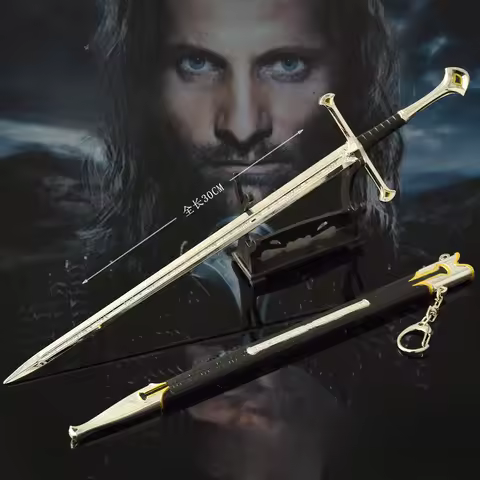30cm/11.8in Cosplay Swords The Lord of The Rings Peripherals The Holy Sword Of Nasir Weapons Props D