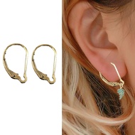 Pure 14k Gold Pearl Earrings Accessories Earrings Empty Holder Diamond Earrings Small Earrings Semi-