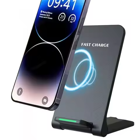 Wireless Charger Stand For iPhone 17 16 15 14 13 12 Pro X XS Max XR 8 Samsung S25 S24 S23 Foldable F
