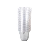 Clear Plastic Cups Thickened Drinking Cups for Parties Weddings Bars 9 Oz Food Safe Disposable Cups 
