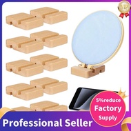 10 Pcs Embroidery Hoop Display Embroidery Hoop Wooden Base Holder Embroidery CrossStitch Stand for E