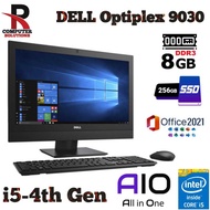 Dell OptiPlex 9030 All-in-One Desktop Computer 23" AIO PC, Full HD, Windows 10 Pro, Intel Core i5-4590