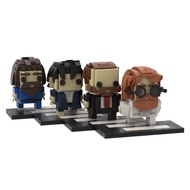 ZITIANYOUBUILD Building Blocks MOC: C7798 Mini Brickheadz of the famous band The Beatles