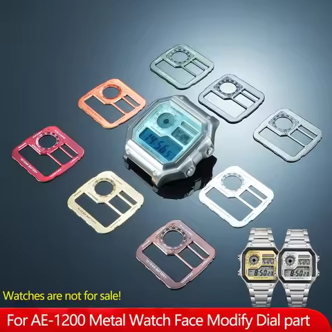 AE1200 Watch Dial accessories Suitable for AE-1200 Metal Watch Face Modify From Japan Copper Top Qua