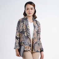 Outer Batik Wanita Blazer Lengan Panjang Margaria Batik - Haira Series