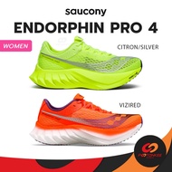 SAUCONY Women's Endorphin Pro 4 Speed Running Shoes With carbon-fiber plate