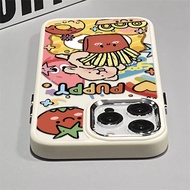 Creative Cartoon French Fries Dog Pattern Phone Case Compatible for IPhone11 12 13 14 15 Pro Max 7 8 Plus X XR XS MAX SE 2020 Luxury Soft Shockproof Case