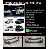 TOYOTA VOXY 2017 UNTIL 2019 FULL SET MODELLISTA BODYKIT PP MATERIAL