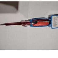 2 Way Electrician Test Pen( +Or-)H3 X75mmVoltage Test Pen Screwdriver One Way Test Pen 3.ox52mm