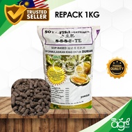 [1kg] AgroBuddy Soya Fish Fertilizer 8888 SOP | Baja Soya 8888 Organik Baja Khas Durian 鱼豆肥
