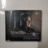 Bernstein's three symphonies Bernstein papano 2CD
