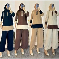 ONE SET POLO CRINGKLE AIRFLOW LD 110/ ONE SET WOMEN'S DAILY PLAIN TWOTONE BUSUI FRIENDLY/ ONE SET AD