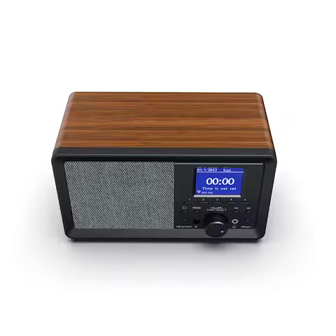 Retro Bluetooth Speaker Stereo FM Radio Alarm Clock Multi-function Bluetooth Speaker Wireless Sound