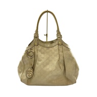 GUCCI Handbag Handbag_Sookie_Gucci Shima Leather WHT Total Pattern Direct from Japan Secondhand