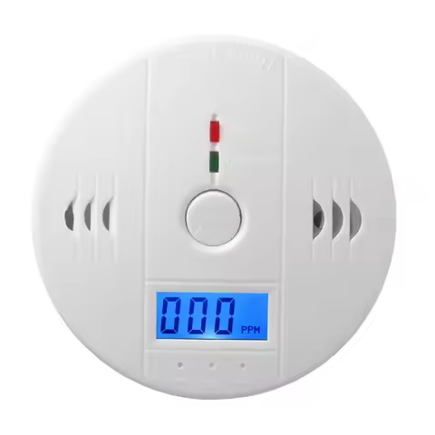 Sensitive Home CO2 Sensor Detector Wireless CO Carbon Monoxide Poisoning Smoke Gas Sensor Warning Al