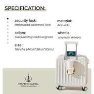 18 Inch Travel Suitcase Luggage Travel Luggage Bag Beg Bagasi  Hardcase Travel Suitcase Bag Trolley 