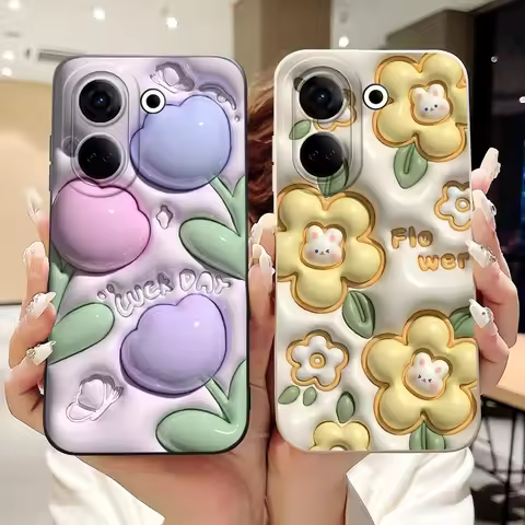 For Tecno Camon 20 Pro CK7n Case Camon 20 Pro 5G Cover Popular Flower Matte Phone Case For Tecno Cam