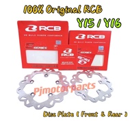 Y16 Y16ZR/Y15 Y15ZR V1 V2 Ysuku (Original RCB) Brake Disc Plate E-Series (Front/Rear)Brek Pad Piring