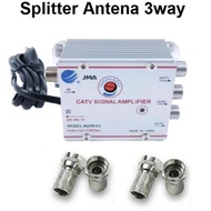 Splitter Antena Tv Catv Signal Amplifier Termurah Ready Terbaik