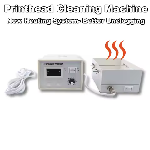 Printhead Cleaning Machine Washer With Heater DTF Unclog For Epson XP600 i3200 i1600 L1800 L805 DX5 