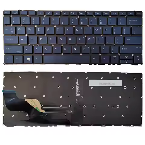 S For HP Elite Dragonfly G2 Laptop US Keyboard Replacement with Backlit