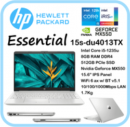 hp - [12th i5 + MX550獨顯] 15s-du4013TX 銀色 ( Intel i5-1235u/ 8GB RAM/ 512GB SSD/ MX550/ 15.6" IPS) 手提電