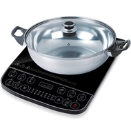 PowerPac Steamboat Induction Cooker with Stainless Steel Pot (PPIC887)