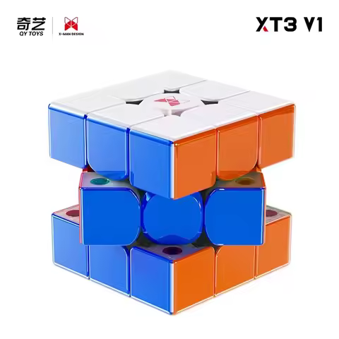 New Qiyi XMD XT3 V1 3x3 Cube Pioneer UV Magnetic Magic Professional Speed Cube Stickerless XT3 3x3x3