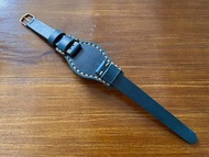 16mm 復古款 手工製皮革錶帶 Vintage style LEATHER STRAPS Bund strap for Rolex Tudor Seiko watch 香港本土製造 Made in Hong Kong