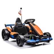 SEGMART Electric Go Kart Ride on Go Kart for Kids with 2 Speeed 24V Powered 4 Wheels Licensed Mclare