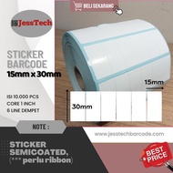 STICKER LABEL 1.5x3cm 15X30MM BARCODE STICKER 15mmx30mm CONTENTS 10,000