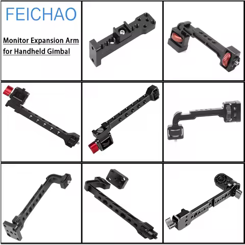 Extension Rotatable Bracket Monitor LED Video Light Support for ZHIYUN WEEBILL 2 S Crane 3S 3S-E DJI