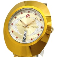 RADO Diastar 636.1313.3 Watch, Stainless Steel/GP, Automatic Movement, Champagne Dial/Gold Bracelet,