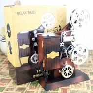 Low Price Spike Nostalgic Old-fashioned Movie Projector Music Box Creative Film Movie Machine Music 