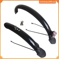 [WishshopeehhhMY] 20 Inch Folding Bike Mudguard Set Splash Protection Black Cycle Mudguard Set Benda