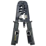 ZOERAX RJ45 RJ12 RJ11 เครือข่าย CRIMP TOOL 8P6P4P เครื่องทดสอบเครื่องมือ StripตัดCRIMP และฟังก์ชั่นท