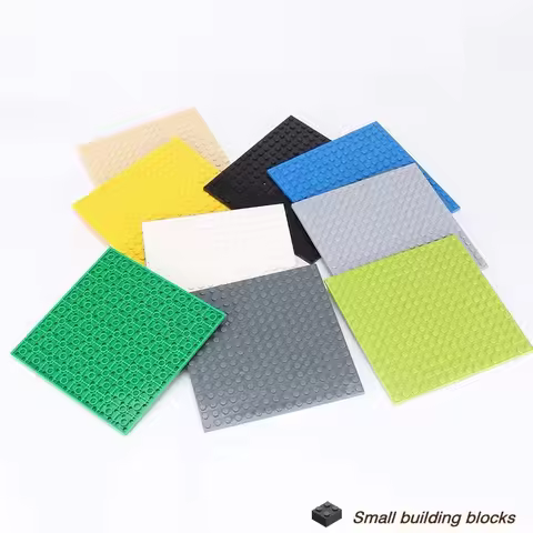 32x32 32x16 Dots Double Sided Baseplate for Building Brick 16x16 City Classic Block Plates DIY Plast