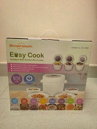 全新未開封+連保養:Smartech Easy Cook 智能多功能電飯煲 (SC-2398)  智能全自動煮食功能(集煮飯、煲粥、煲湯、蒸煮、燜燉、焗蛋糕、翻熱多種烹調功能)+ 預設開始時間及保溫功