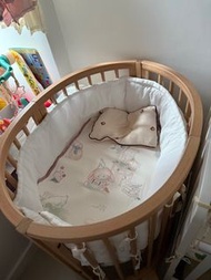 超新淨 Stokke sleepi mini V2 橢圓形嬰兒床