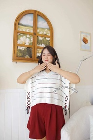 Denan Balero Cardy Batwing Atasan Rajut Wanita Model Klalawar Lengan Balon
