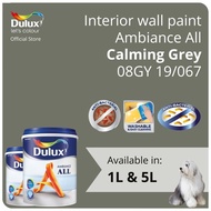 Dulux Interior Wall Paint - Calming Grey (08GY 19/067)  (Ambiance All) - 1L / 5L