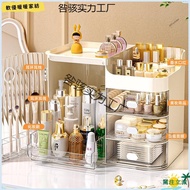 Taiwan Ready Stock Shelf Anti-Dust Storage Box Cosmetic Dressing Table With Mirror Skin Care Product