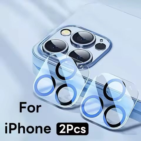 2Pcs Tempered Glass 9H For Apple iPhone 17 Air 16e 16 15 14 13 12 11 XS XR Pro Max Plus Mini Rear Ca