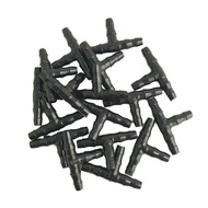 8Pcs 4/7 mm Hose Connector Micro Drip Irrigation 1/4" Barb Tee Connector Garden Lawn Watering System