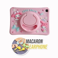 Samsung Galaxy Tab A7 Lite 8.7 2021 T225 Soft Case Lucu Casing Stand Casing Tablet Cover Kid Anak